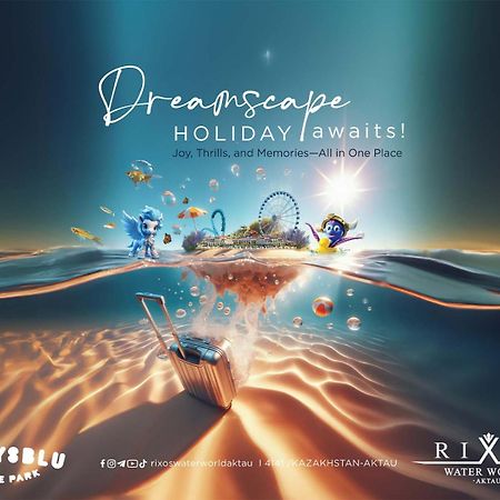 Rixos Water World Aktau - Theme Park Free Access Hotell Exteriör bild